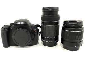 Canon キャノン EOS KISS X5 55-250mm 18-55mm ダブルズーム キット 一眼レフ デジタル カメラ 中古 B8648230