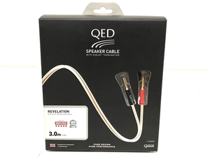 QED Signature Revelation 3.0mペア バナナプラグ スピーカーケーブル Speaker Cable AIRLOC オーディオケーブル 未開封 未使用 B8652670
