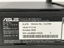 ASUS VL278H ゲーミング モニター 液晶 ディスプレイ 27インチ 2020年製 エイスース PC周辺機器 中古 Z8665735_画像8