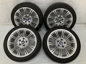 【引取限定】BMW DUNLOP ENASAVE RV504 8Jx18 純正アルミホイール 5シリーズ 60E 225/45R18 245/40R18 タイヤ4本 中古 直 H8372593