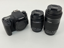 Canon EOS 8000D EFS 18-55mm 55-250mm デジタル 一眼レフ カメラ ダブルズームキット 中古 Z8649370_画像1