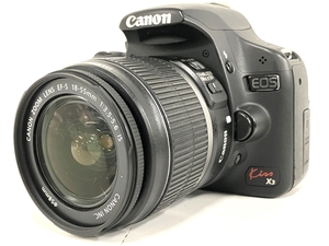 CANON キャノン EOS kiss X3 / EF 18-55mm 1:3.5-5.6 IS レンズセット 中古 良好 B8648285