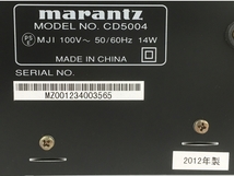 marantz CD5004 CDプレーヤー 2012年製 マランツ 音響機材 オーディオ プレーヤー 中古 Y8613745_画像4