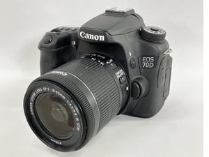 Canon EOS 70D デジタル一眼レフカメラ + ZOOM LENS EF-S 18-55mm F/3.5-5.6 レンズキット 中古 良好 W8625526