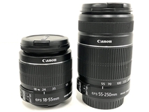 Canon キャノン EOS Kiss X5 ボディ 18-55mm 55-250mm ダブルズームキット 一眼レフ デジタル カメラ 中古 良好 B8636278_画像6