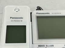 Panasonic VE-GD78-W KX-FKD353 KX-FKD556-W1 コードレス電話機 パナソニック 中古 N8606308_画像9
