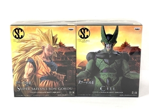 Scultures 造形天下一武道会 SUPER SAIYAN SON GOKOU CELL フィギュア 2点 セット 未使用 Y8671947