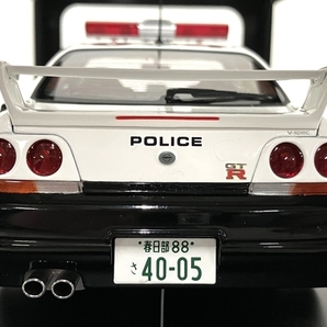 AUTOart オートアート 1/18 NISSAN 日産 スカイライン GT-R (R33) ポリスカー 中古 美品 B8668938の画像7