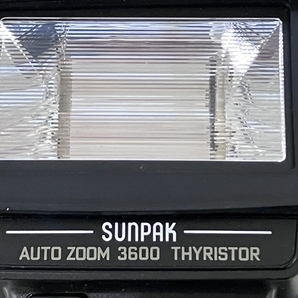 SUNPAK サンパック AUTO ZOOM 3600 ストロボ フラッシュ カメラ周辺機器 ジャンク K8510203の画像3