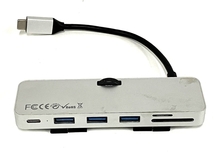 SATECHI iMac用 USB-Cタイプ クランプ ハブ 中古 B8633991_画像1