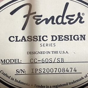 Fender CC-60S SB フェンダー USA アコースティック ギター アコギ 本体 楽器 中古 良好 H8661588の画像10
