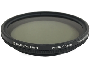 K&F CONCEPT NANO-C Variable ND 2-400 58mm 可変ND CPL偏光 2in1 フィルター 中古 良好 N8676893