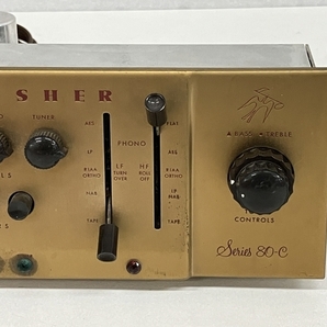 THE FISHER フィッシャー Master Audio Control 80-C 管球式モノラルプリアンプ 音響機材 訳あり S8624107の画像9