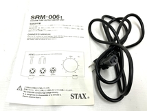 STAX SRM-006T SR-404 イヤースピーカー セット スタックス 音響 オーディオ 訳有 T8669295_画像2