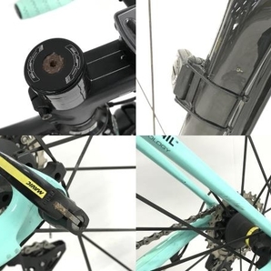 Bianchi OLTRE XR3 チェレステカラー / 2020年モデル 59サイズ / SHIMANO 105 / リムブレーキ ロードバイク 中古 F8599378の画像9