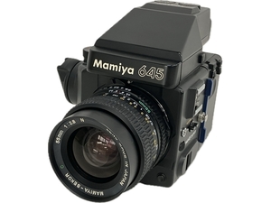 Mamiya M645 SUPER 中判カメラ ボディ MAMIYA-SEKOR C 1:2.8 f= 55mm レンズセット マミヤ ジャンクS8685178