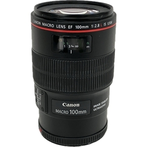 Canon MACRO 100mm 2.8 L IS USM カメラ レンズ 中古 S8677535の画像5