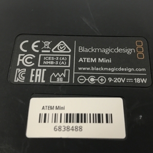 Blackmagic ATEM Mini ビデオスイッチャー 中古 T8665820の画像8