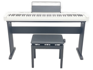 【引取限定】CASIO CDP-S110 電子ピアノ 88鍵盤 スタンド付き 譜面台 椅子付き カシオ 中古 良好 直O8634578