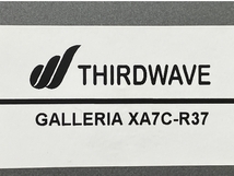 RVThirdwave GALLERIA デスクトップ パソコン XA7C-R37 i7-12700 16GB SSD 1TB RTX 3070 Win11 中古 美品 M8576884_画像9