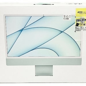 Apple iMac 24インチ M1 2021 MGPJ3J/A 一体型 デスクトップ パソコン 8C CPU GPU 8GB SSD512GB グリーン Ventura 中古 良好 T8595398の画像9
