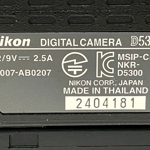 Nikon D5300 ボディ 一眼レフ デジタルカメラ ニコン 訳あり O8654421の画像10