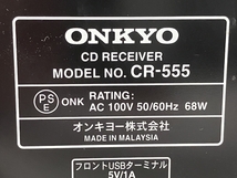 ONKYO CR-555 CDレシーバー CDプレーヤー オーディオ機器 オンキョー 中古 Y8652929_画像2