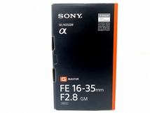 SONY SEL1635GM FE 16-35mm F2.8 GM カメラレンズ 元箱付き カメラ ソニー 中古 美品 O8664373_画像2