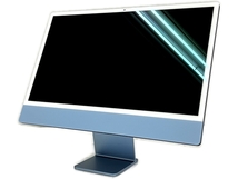 Apple iMac 24インチ M3 2023 4ポート MR7F3J/A 一体型 デスクトップ パソコン 8C CPU 10C GPU 16 GB SSD512GB ブルー 中古 美品 T8570451_画像1