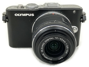 OLYMPUS ミラーレス一眼 PEN Lite E-PL3 ボディ 14-42mm F3.5-5.6 レンズキット カメラ 訳有 T8620468