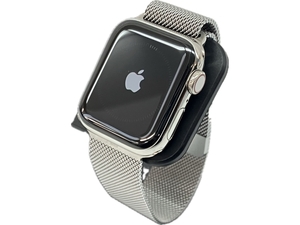 Apple Watch Series 6 M06U3J/A GPS+Cellular モデル 40mm シルバーミラネーゼループ アップルウォッチ 中古 美品 C8669750