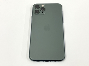 Apple iPhone 11 Pro MWCC2J/A スマートフォン 携帯電話 256GB 5.8インチ 88% SIMフリー ミッドナイトグリーン 中古 美品 T8474368