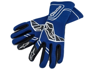 alpinestars TECH-1 START V4 GLOVES FIA Standard 8856-2018公認モデル レーシンググローブ US:S 青 中古 美品 W8665130