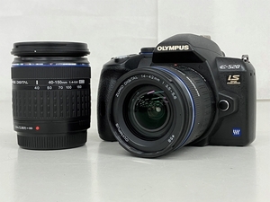 OLYMPUS E-520 デジタル 一眼レフ カメラ 14-52mm f3.5-5.6 40-150mm f4-5.6 オリンパス レンズ セット 中古 K8645814