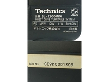 Technics SL-1200MK6 クォーツシンセサイザーD.D.プレーヤー ターンテーブル 中古 Y8683864_画像4