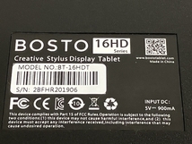 BOSTO BT-16HDK 液晶ペンタブレット 中古 S8691019_画像9