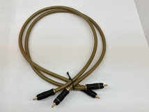 monitor CABLE OFC SYMMETRY SILVER LINE AUDIO CABLE RCAケーブル ペア 約0.7m 中古 C8674737_画像2