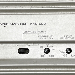 KENWOOD KAC-923 ステレオ パワーアンプ カーオーディオ 音響機材 ジャンク W8641858の画像7