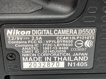 Nikon D5500 ダブルズームキット 一眼レフ デジタル カメラ 18-55mm F3.5-5.6G 55-300mm F4.5-5.6G レンズ ニコン 中古 美品 C8690882_画像5