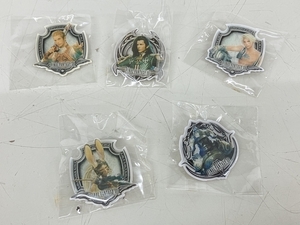 SQUARE ENIX FINAL FANTASY XII ピンバッジ 5点セット ホビー グッズ 中古 K7716626