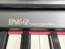 【引取限定】Roland HP605-GP 電子ピアノ 2015年製 88鍵盤 鍵盤楽器 演奏 趣味 ローランド 中古 直 Z8626003_画像8