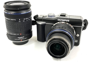 【中古】 OLYMPUS PEN Lite ダブルズームキット デジタル 一眼レフ カメラ オリンパス ジャンク T8650778