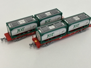 KATO 8042-1 ISOタンクコンテナ積載 2両おまとめ 貨車 貨物列車 鉄道模型 Nゲージ カトー 中古 Z8692794