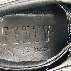 PUMA FENTY by Rihanna リアーナ シューズ 厚底 クレープソール 24cm ブラック 黒 ファッション 靴 プーマ 中古 H8692692の画像9