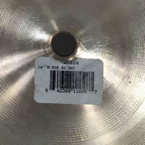 K Zildjian HiHat Top Bottom 14/36cm ハイハット シンバル 2枚セット 楽器 中古 N8673681の画像6