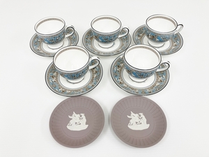 Wedgwood Florentine Turquoise セット ウェッジウッド フロレンティーンターコイズ 5客セット 食器 中古 良好 O7839875