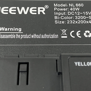 NEEWER NL660S LED Video Light 撮影用ライト カメラ周辺機器 中古 美品 T8638670の画像8