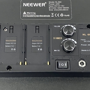 NEEWER NL660S LED Video Light 撮影用ライト カメラ周辺機器 中古 美品 T8638670の画像5
