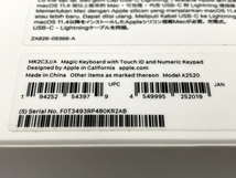 Apple Magic Keyboard with Touch ID キーボード MK2C3J/A A2520 中古 良好 T8684747_画像10