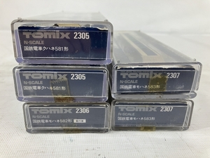 TOMIX 国鉄 583系 特急寝台電車 5両 旧製品 Nゲージ 鉄道模型 ジャンク N8643864